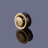 Solid Brass Round Tip Toe Tub Drain Footprint Round Bathtub Drain