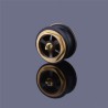 Solid Brass Round Tip Toe Tub Drain Footprint Round Bathtub Drain