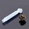 Solid Brass Round Tip Toe Tub Drain Footprint Round Bathtub Drain