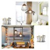 1 Light Matted Black Chandelier American Country Wrought Iron Stoving Varnishing Craftsmanship Pendant Light