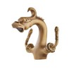 Double Handle Basin Sink Faucet Hot&Cold Tap in Antique Bronze