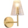 Nordic Wall Lamp Copper Wall Light Modern Glass Wall Sconce Lighting