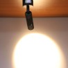 Black LED Ceiling Spotlight with Rotatable COB (Single Light)