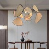 Natural Simple Hand Weaved Woven Bamboo Pendant Light For Bedroom