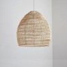 Rattan Hanging Light For Kitchen Farmhouse Hand-Woven Pendant Light