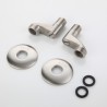 Decorative Stainless Steel Faucet Accessories Pipe Fitting Parts (With Valve Function)