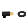 Shower Hose Connector Solid Brass Wall Mounted Handshower Water Supply Elbow