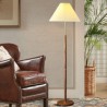 Creative Solid Wood Copper Luminaires For Living Room Modern Pleated Floor Lamp