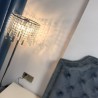 New Luxury Modern Crystal Stand Floor Lamp For Living Room Bedroom