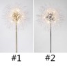 Luxury Marble Bedroom Living Room Standing Lamp Nordic Crystal LED Dandelion Floor Lamp