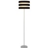 Reading Floor Light With Foot Switch Modern Black Striped Floor Lamp