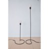 Black Farmhouse Indoor Pole Light With Edison E26 Base Foot Switch Industrial Floor Lamp