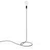 Black Farmhouse Indoor Pole Light With Edison E26 Base Foot Switch Industrial Floor Lamp