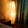 Contractile Style Standing Lamp For Bedrooms With White Paper Shade