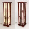 Bedroom Study Floor Standing Lighting Classical Lantern Wooden Large Floor Lamp