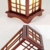 Bedroom Study Floor Standing Lighting Classical Lantern Wooden Large Floor Lamp