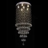 Raindrop Crystal Chandelier Large Flush Mount Ceiling Light Fixture For Entryway Foyer Staircase