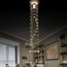 Modern Crystal Flush Mount Ceiling Light Fixtures For Entryway Corridor Luxury Large Chandelier