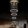 For Duplex Stairs, Modern Crystal Chandelier Contemporary Elegant Ceiling Light Fixture