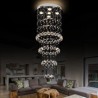 For Duplex Stairs, Modern Crystal Chandelier Contemporary Elegant Ceiling Light Fixture