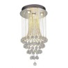 For Duplex Stairs, Modern Crystal Chandelier Contemporary Elegant Ceiling Light Fixture