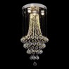 For Duplex Stairs, Modern Crystal Chandelier Contemporary Elegant Ceiling Light Fixture