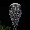 For Living Stairway Hallway, Modern Crystal Chandelier Lighting Flush Mount Ceiling Lamp