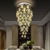 For Living Stairway Hallway, Modern Crystal Chandelier Lighting Flush Mount Ceiling Lamp