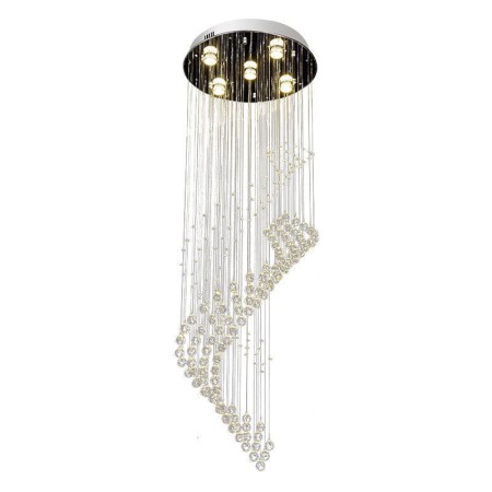 Elegant Raindrop Crystal Chandelier Ceiling Light for Living Room Hallway Stairway Foyer