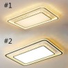 Simple Modern Rectangular Crystal Lamp For Living Room LED Crystal Ceiling Lamp