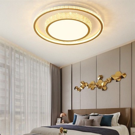 Crystal Ceiling Lamp Creative Personality LED Bedroom Ceiling Light