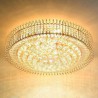 LED Flush Mount Round Crystal Ceiling Light Living Room Lobby European Style