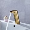 Infrared Motion Sensor Cold Tap Gold No Touch Bathroom Faucet