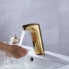 Infrared Motion Sensor Cold Tap Gold No Touch Bathroom Faucet