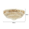 LED Flush Mount Crystal Contemporary Simple Ceiling Light Creative Round LED Lighting Bedroom Living Room