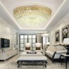 LED Flush Mount Crystal Contemporary Simple Ceiling Light Creative Round LED Lighting Bedroom Living Room