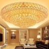 European Round Flush Mounted Lighting Living Room Hotel Lobby Luxury LED Crystal Ceiling Light