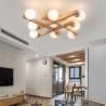 Magic Bean Molecular Ceiling Lamp Wood Ceiling Light