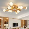 Magic Bean Molecular Ceiling Lamp Wood Ceiling Light