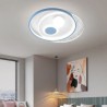 LED Circular Design Acrylic Lamp For Living Room Bedroom Modern Ceiling Light