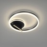 Black & White Acrylic Lamp Modern LED Ceiling Lighting Bedroom Living Room