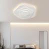 Simple White Acrylic LED Ceiling Lamp For Bedroom Dining Living Room