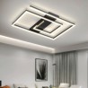 Modern Rectangle Acrylic Ceiling Lamp For Living Room BedroomFor Living Room Bedroom White Black