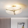 Bedroom Living Room Modern Acrylic Frisbee Ceiling Light Flush Mount Lighting