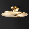 Bedroom Living Room Modern Acrylic Frisbee Ceiling Light Flush Mount Lighting