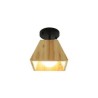 Nordic Four Prism Rotatable Ceiling Spotlight in Wood