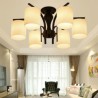 Restaurant Bedroom Nordic Style Flush Mount Wrought Iron Ceiling Light