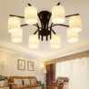 Restaurant Bedroom Nordic Style Flush Mount Wrought Iron Ceiling Light