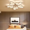 Living Room Dining Room Modern Simple LED Flush Mount Acrylic Petal Shape Ceiling Light