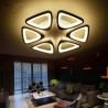 Living Room Dining Room Modern Triangle LED Flush Mount Acrylic Ceiling Light